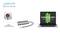 USB-C Dockingstation lädt einen Laptop mit bis zu 100 W Power Delivery. Netzadapter nicht eingeschlossen. Links Steckdose, rechts Laptop.
