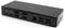 Eine schwarze, rechteckige Dockingstation mit Anschlüssen: HDMI, DisplayPort, LAN, USB-C und mehreren USB 3.0-Ports für Computer.