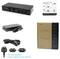 USB-C-Dockingstation-Set beinhaltet Dockingstation, Netzteil, Kabel und Adapter. Geeignet für den Anschluss mehrerer Geräte.