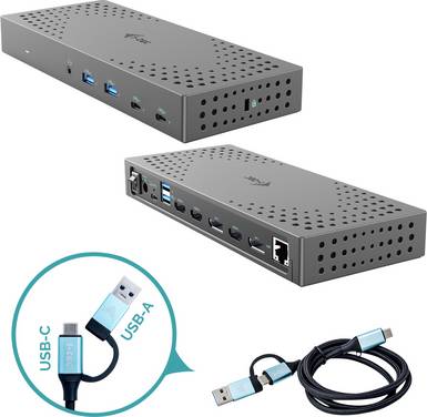 i-tec USB-C® Dockingstation  I-TEC USB3.0/USB-C/TB 3x4K Dock G2 PD100
