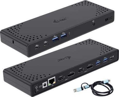 i-tec USB-C® Dockingstation  I-TEC USB3.0/USB-C/Thunderbolt DualDS+PD
