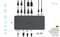 'Dockingstation mit Anschlüssen: 2x USB-C, 4x USB-A, LAN, 2x HDMI, 2x DisplayPort, Audio Combo. Unterstützt bis zu 2 externe Monitore.'