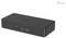 Eine schwarze Dockingstation von i-tec mit mehreren Anschlüssen, darunter USB und HDMI, auf der Vorderseite.