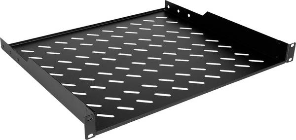 ROLINE 19-Zoll Fachboden 1 HE 400 T, 15kg Tragkraft schwarz