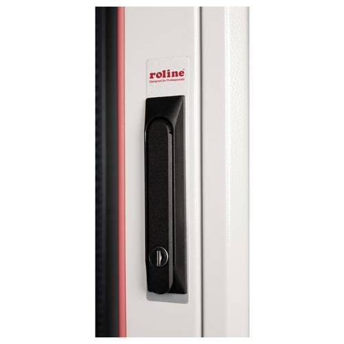 Thumbnail - ROLINE 19-Zoll Netzwerkschrank Basic 22 HE, 800x800 BxT Glastür grau