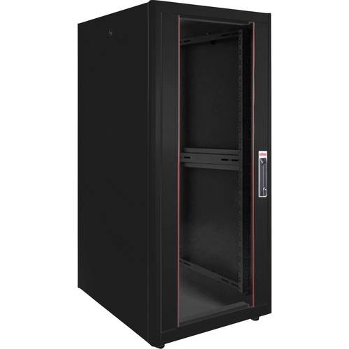 Thumbnail - ROLINE 19-Zoll Netzwerkschrank Basic 26 HE, 600x800 BxT Glastür schwarz