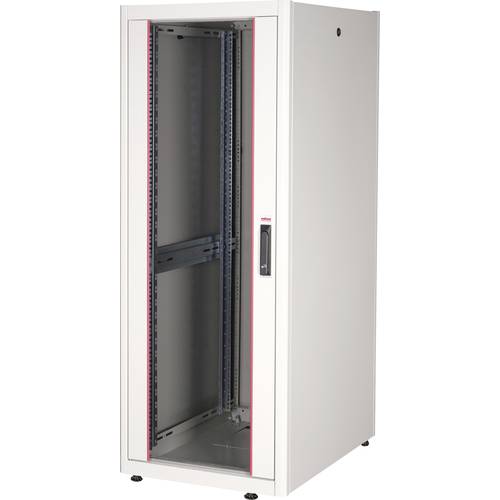 ROLINE 19-Zoll Netzwerkschrank Basic 32 HE, 600x800 BxT Glastür grau