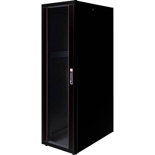 Thumbnail - ROLINE 19-Zoll Netzwerkschrank Basic 42 HE, 600x1000 BxT Glastür schwarz