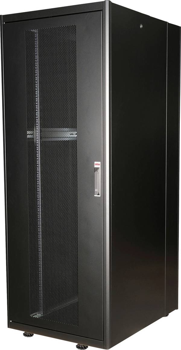 ROLINE 19-Zoll Serverschrank Basic 42 HE, 800x1000 BxT perforiert schwarz