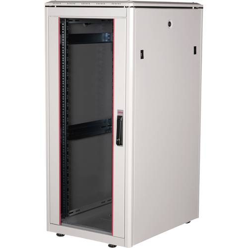 ROLINE 19-Zoll Netzwerkschrank Pro 26 HE, 600x800 BxT Glastür grau