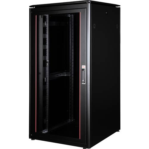 Thumbnail - ROLINE 19-Zoll Netzwerkschrank Pro 32 HE, 800x800 BxT Glastür schwarz