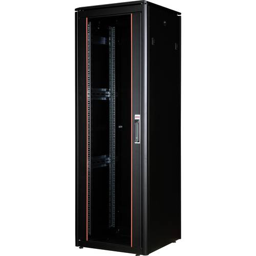 Thumbnail - ROLINE 19-Zoll Netzwerkschrank Pro 36 HE, 600x600 BxT Glastür schwarz