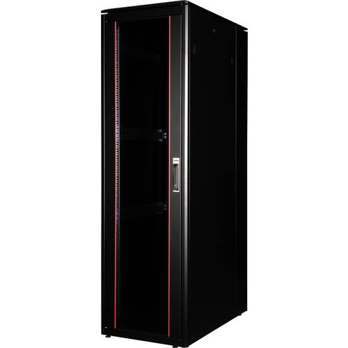 Thumbnail - ROLINE 19-Zoll Netzwerkschrank Pro 42 HE, 600x1000 BxT Glastür schwarz