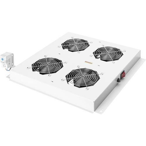 Thumbnail - ROLINE 19-Zoll Dachlüftereinheit 4 Lüfter, Thermostat , grau