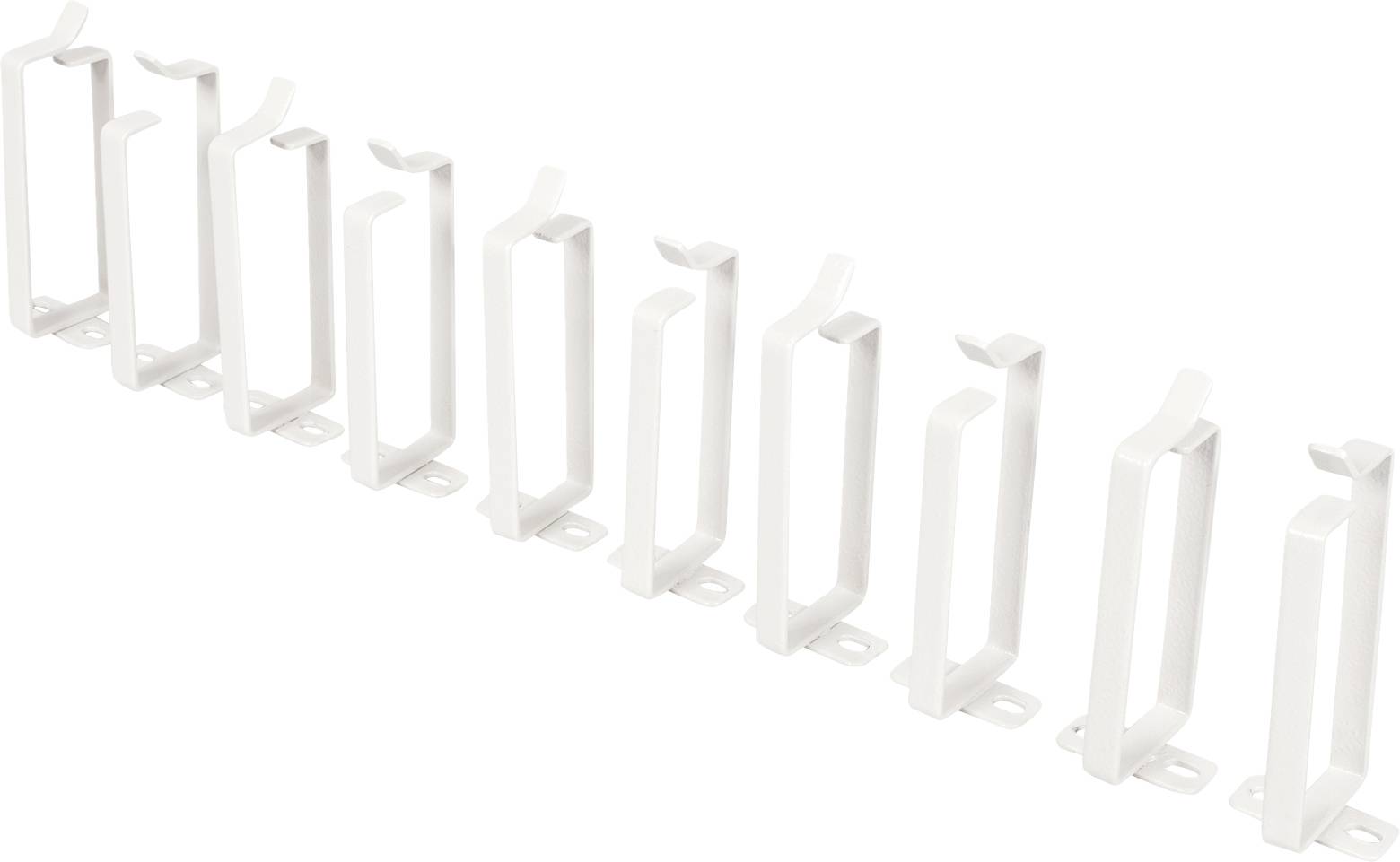 Thumbnail - ROLINE Kabelführungsbügel, 44x100mm grau 10 Stück