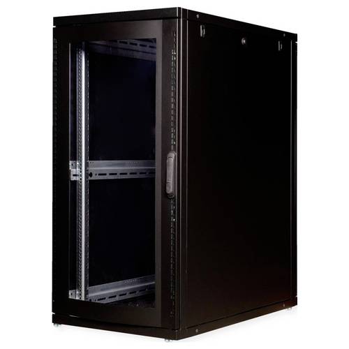 Thumbnail - ROLINE 19-Zoll Serverschrank Pro 26 HE, 600x1000 BxT schwarz Plexiglas