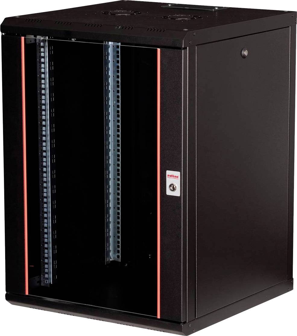 ROLINE 19-Zoll Wandgehäuse Pro 16 HE, 600x600 BxT schwarz-0