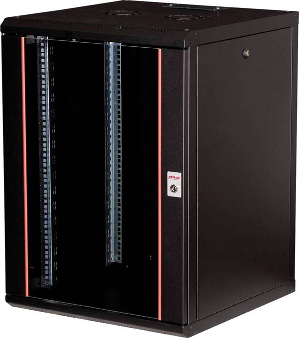 ROLINE 19-Zoll Wandgehäuse Pro 16 HE, 600x600 BxT schwarz