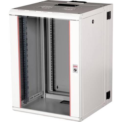 ROLINE 19-Zoll Wandgehäuse Pro 16 HE, 600x600 BxT zweiteilig schwenkbar grau
