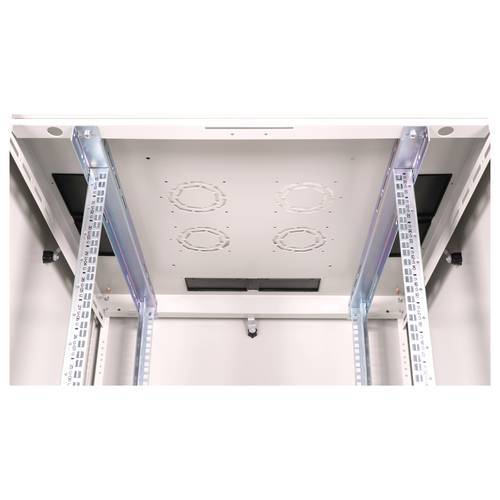 ROLINE 19-Zoll Netzwerkschrank Basic 32 HE, 800x800 BxT Glastür grau