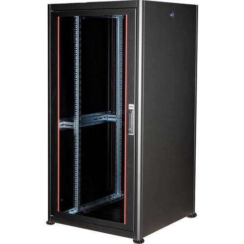 ROLINE 19-Zoll Netzwerkschrank Basic 32 HE, 800x800 BxT Glastür schwarz