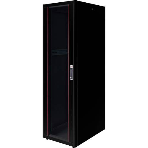 Thumbnail - ROLINE 19-Zoll Netzwerkschrank Basic 42 HE, 600x800 BxT Glastür schwarz