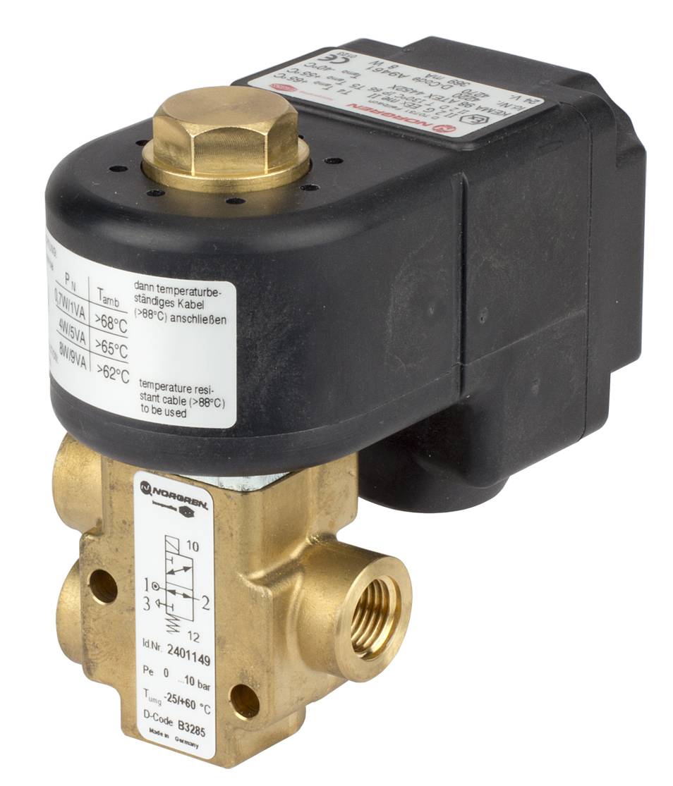 IMI NORGREN Sitzventil 2401138000000000 Gehäusematerial Aluminium, eloxiert Dichtungsmaterial NBR 1 St.