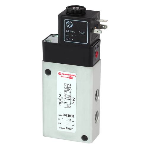 IMI NORGREN Servogesteuertes Ventil 2623077000000000 Gehäusematerial Aluminium, Plastik Dichtungsmaterial NBR 1 St.