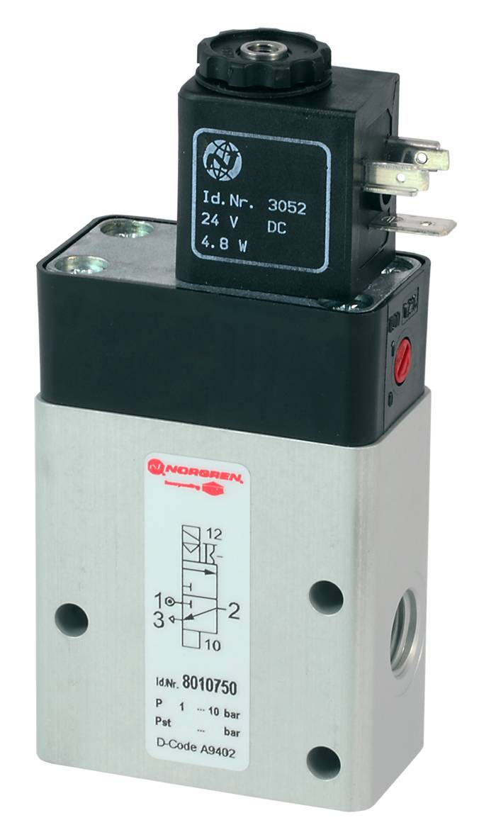 IMI NORGREN Servogesteuertes Ventil 8010777303202400 24 V/DC Gehäusematerial Aluminium, Plastik Dichtungsmaterial NBR 1 ...