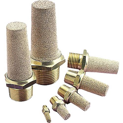 IMI NORGREN Druckluft-Schalldämpfer T40B3800 Außengewinde 1/4 10 bar Messing 1 St.