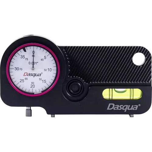Dasqua 5841-3015 Einstelllehre mit Kontrollmaß, metrisch, mit Wasserwaage 2 mm