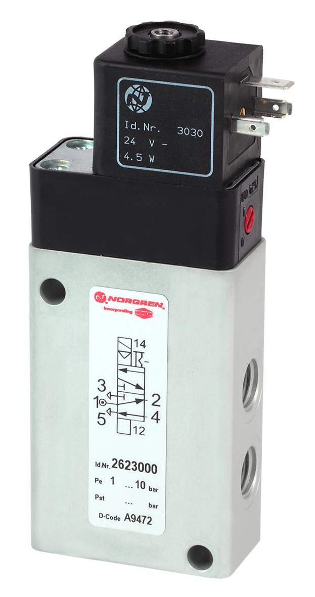IMI NORGREN Kolbenschieberventil 2623000303023050 1 bis 10 bar 1 St.