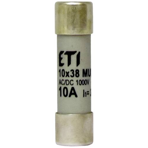 Thumbnail - ETI 002625402 Multimetersicherung (Ø x L) 10.30 mm x 38 mm 6 A 1000 V Inhalt 1 St.