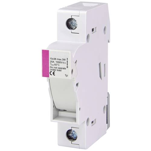 Thumbnail - ETI 002540201 EFH 10 DC 1p Sicherungshalter Passend für (Sicherungen) Feinsicherung 10.3 x 38 mm 25 A 1000 V 1 St.