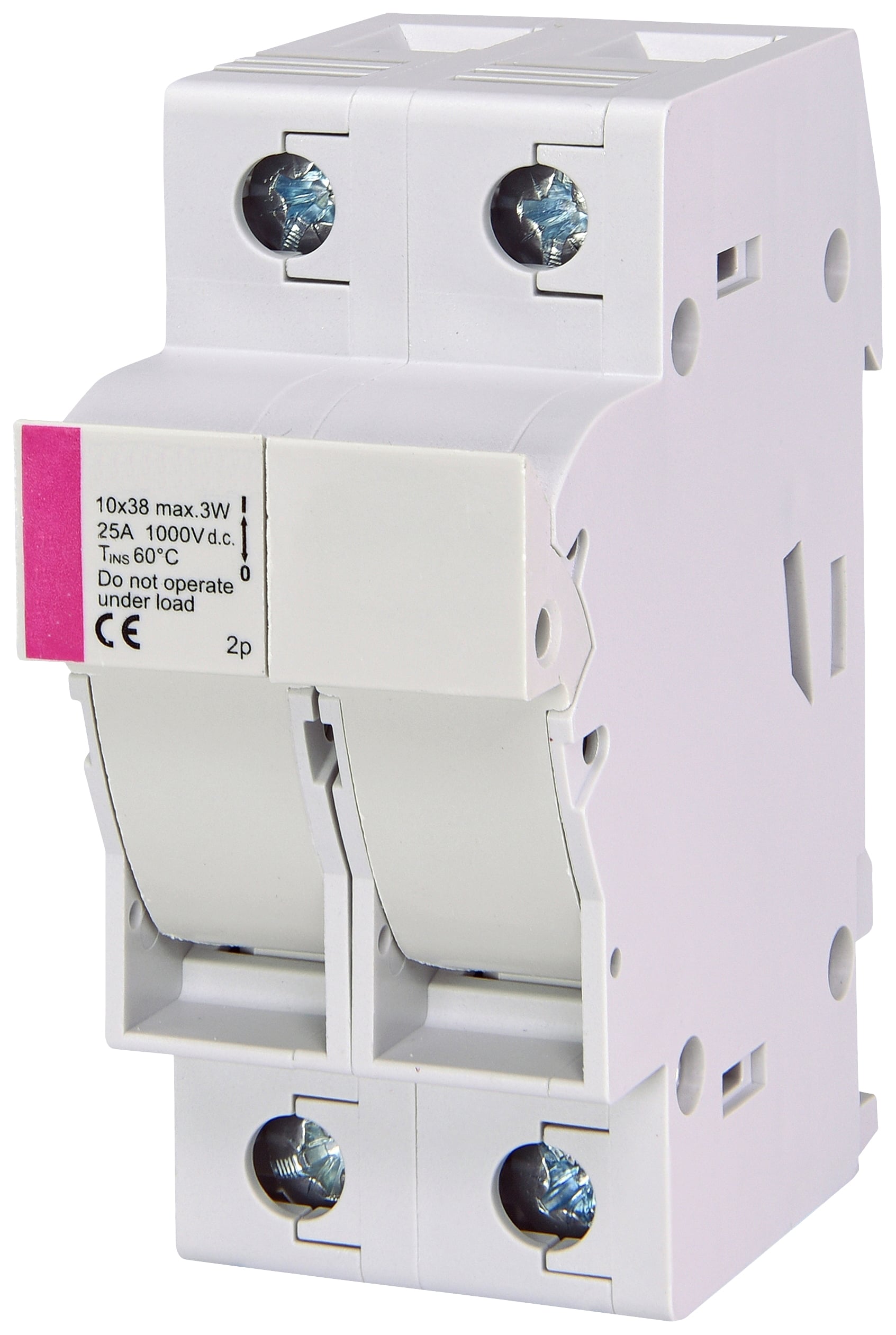 ETI Elektrotechnik 002540203 EFH 10 DC 2p Sicherungshalter Passend für (Sicherungen) Feinsicherung 10.3 x 38 mm 25 A 1000 V 1 St.