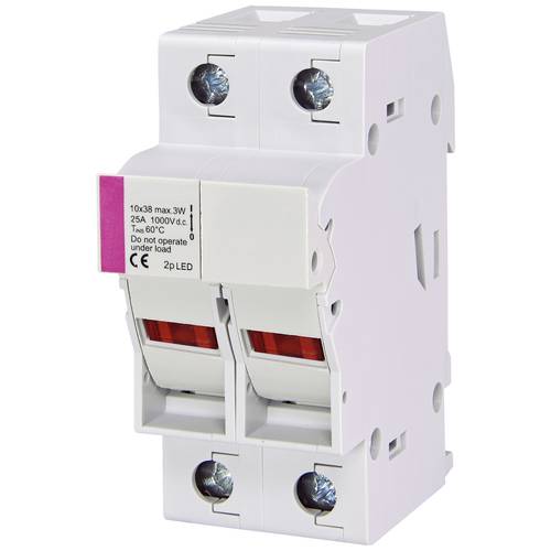 ETI 002540213 EFH 10 DC 2p LED Sicherungshalter Passend für (Sicherungen) Feinsicherung 10.3 x 38 mm 25 A 1000 V 1 St.