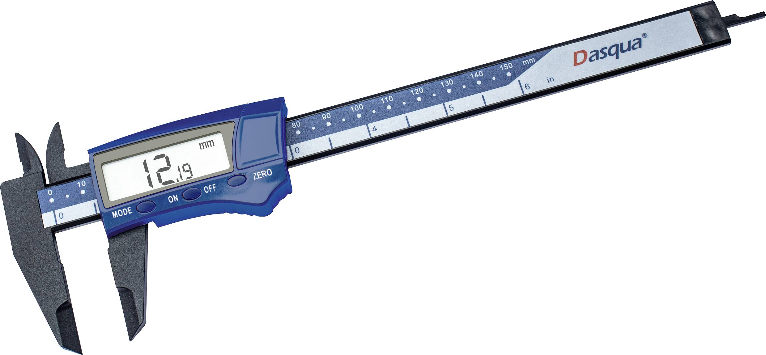 Dasqua DIN EN 862 2035-0005 Digitaler Messschieber 150 mm