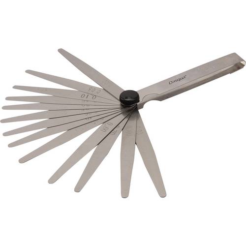 Dasqua 1820-0100 Fühlerlehre 0.05 - 1.00 mm Anzahl Blätter: 20 DIN 2275