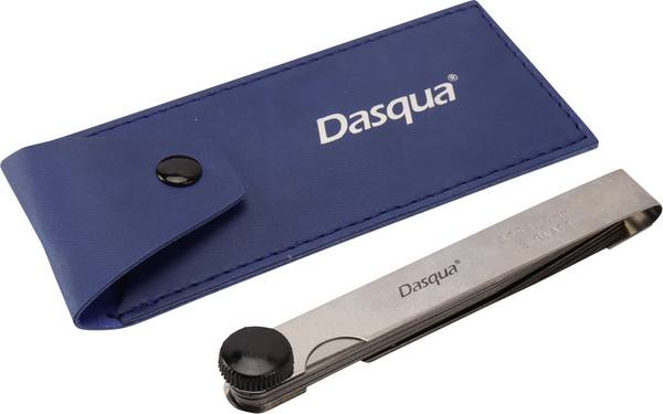 Dasqua 1820-0300 Fühlerlehre 0.05 - 1.00 mm Anzahl Blätter: 20 DIN 2275
