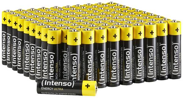 Intenso 7501511 Micro (AAA)-Batterie Alkali-Mangan 1250 mAh 1.5 V 100 St.