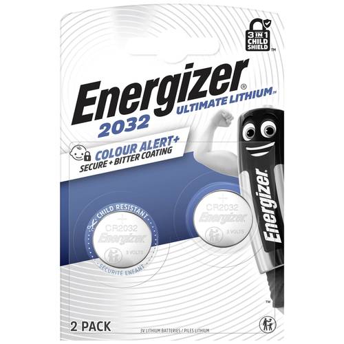 Energizer Knopfzelle CR 2032 3 V 2 St. 235 mAh Lithium E304206200