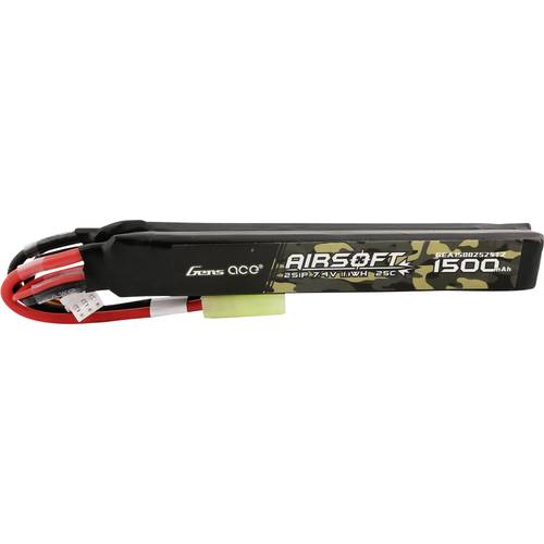 Gens ace Modellbau-Akkupack (LiPo) 7.4 V 1500 mAh Zellen-Zahl: 2 25 C Block Mini-Tamiya