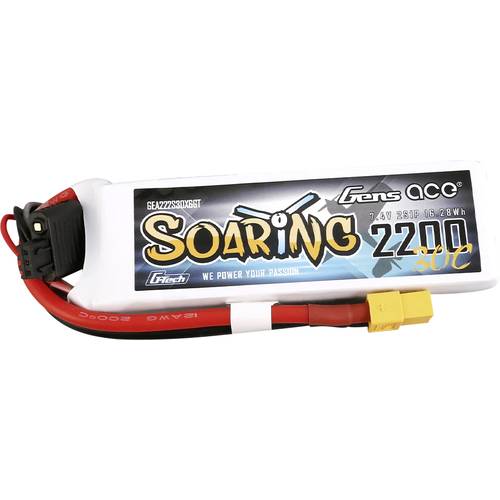 Thumbnail - Gens ace Modellbau-Akkupack (LiPo) 7.4 V 2200 mAh Zellen-Zahl: 2 30 C Block XT60
