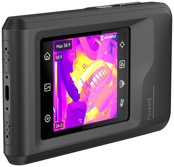 HIKMICRO PocketE Wärmebildkamera  -20 bis 350 °C 96 x 96 Pixel 25 Hz Integrierte LED-Lampe, WiFi