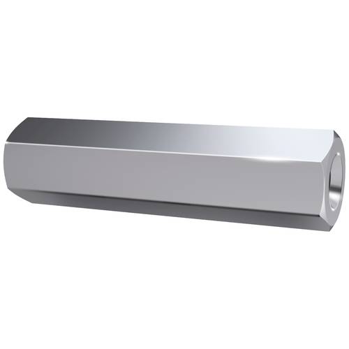 Axxatronic II-ST-4-7-25 Innen-Innen Abstandsbolzen (L) 25 mm M4 Stahl verzinkt 1 St.