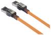 Renkforce RJ45 Patchkabel CAT 6a S/FTP 1.00 m Orange Port-Finder-Funktion, Halogenfrei, Flammwidrig 1 St.
