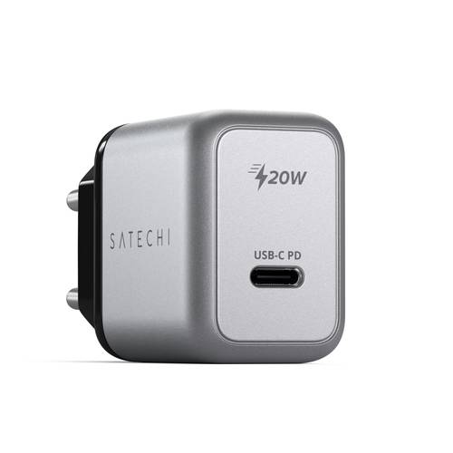 Thumbnail - Satechi ST-UC20WCM-EU USB Ladegerät 20 W 1x USB-C® Silber Innenbereich