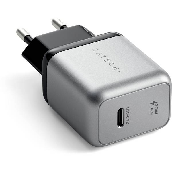 Satechi ST-UC30WCM-EU Ladegerät für Mobilgeräte Universal Schwarz, Silber AC Drinnen
