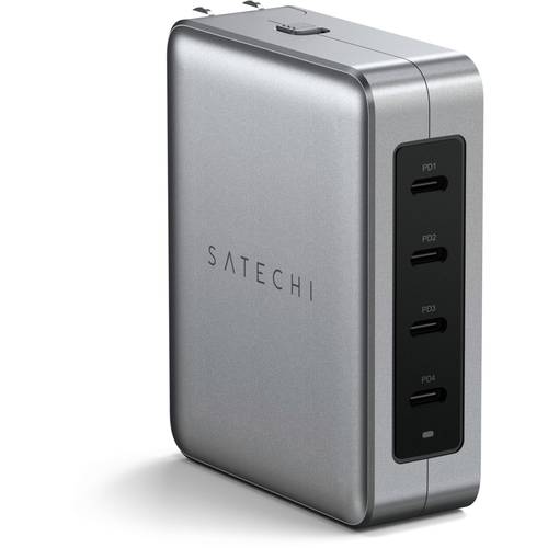 Satechi ST-W145GTM USB Ladegerät 145 W 4x USB-C® USB PD Grau Innenbereich