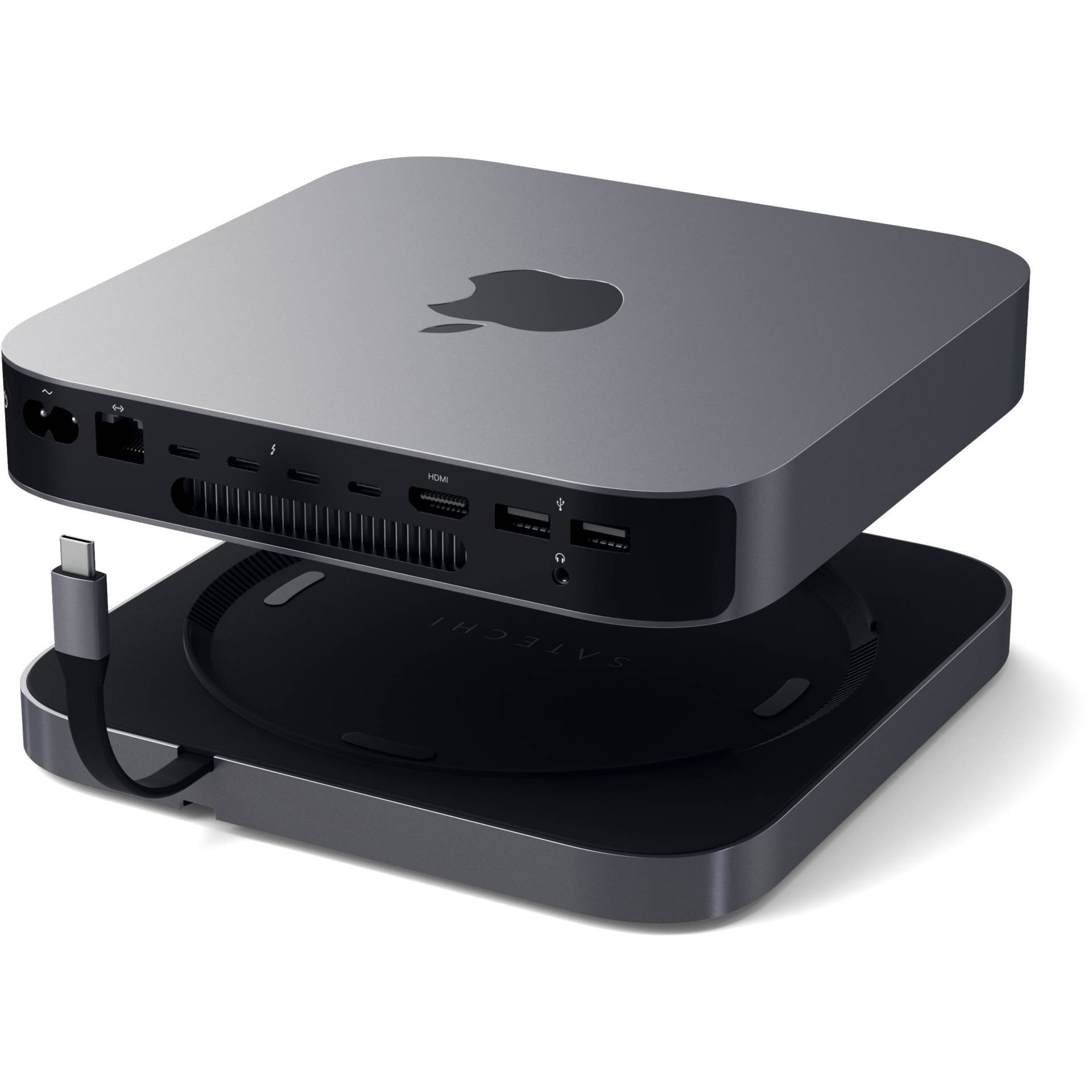 ST-ABHFM Type-C Aluminium Stand & Hub - Dockingstation - USB-C - für Apple Mac m-6
